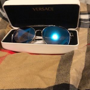 Mens Versace Aviator Sunglasses